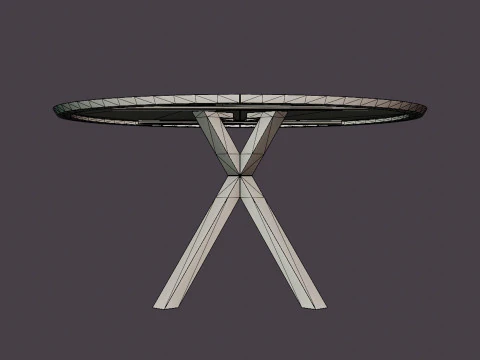 Liberty dining table light 3D Model