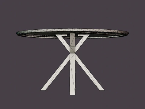 Liberty dining table light 3D Model