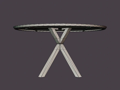 Liberty dining table light 3D Model