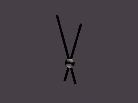 Hendrix Wall Lamp - Dark Bronze - Double Modelo 3D
