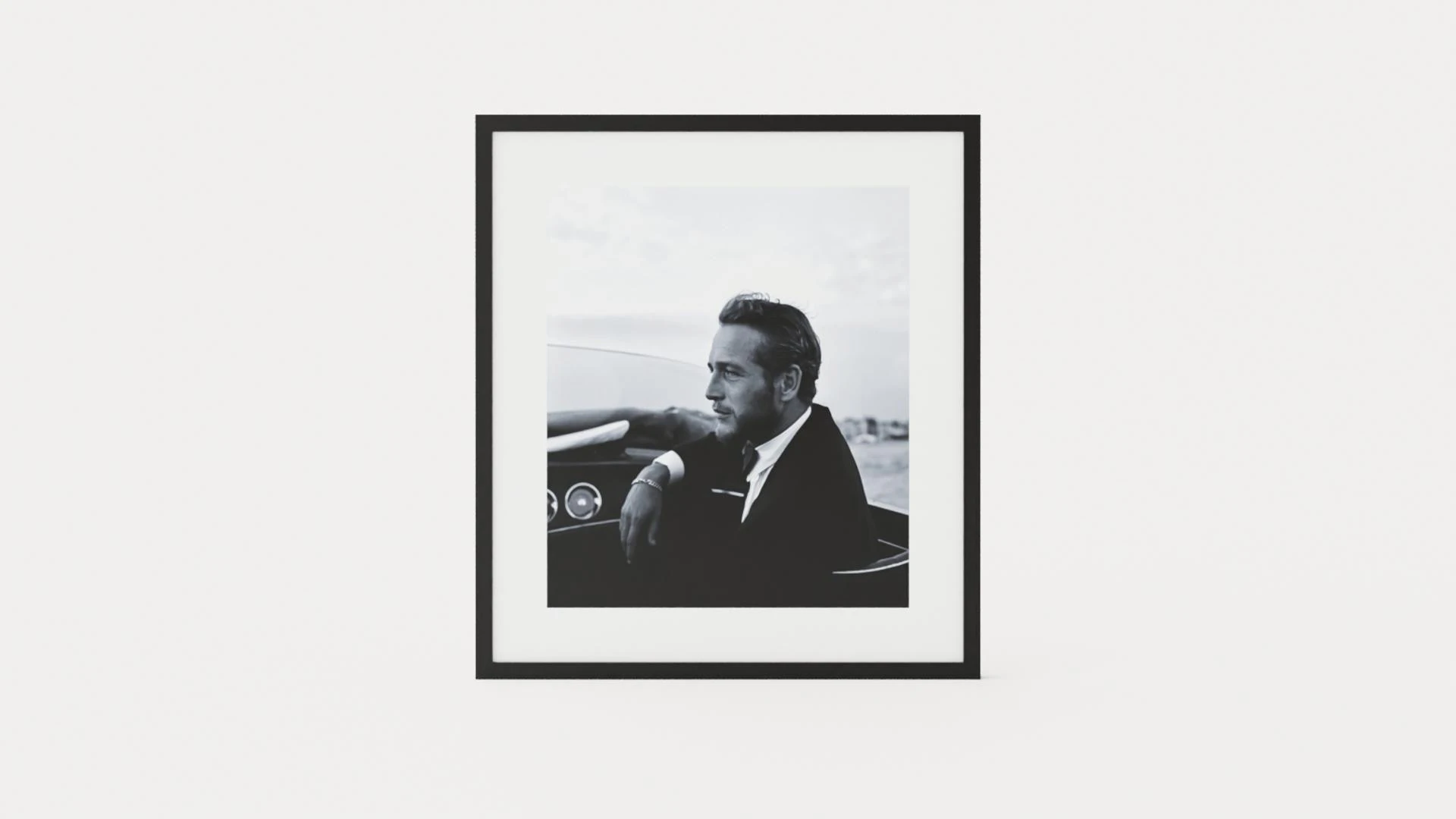 Photo art - Paul Newman Venice 1963 - 85x95 3D Model .c4d .max .obj .3ds .fbx .stl .blend 