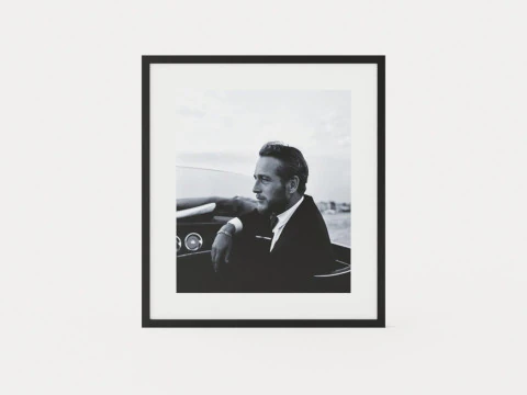 Fotokunst - Paul Newman Venetië 1963 - 85x95 3D Model