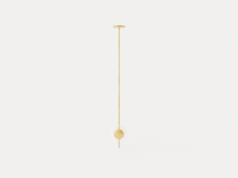 Everley Pendant Lamp - Vintage Brass 3D Model