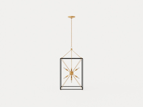 Glendale Pendant lamp - Gold 3D Модель