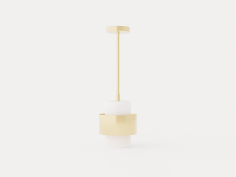 Corinth Pendant lamp - Gold 3D Модель