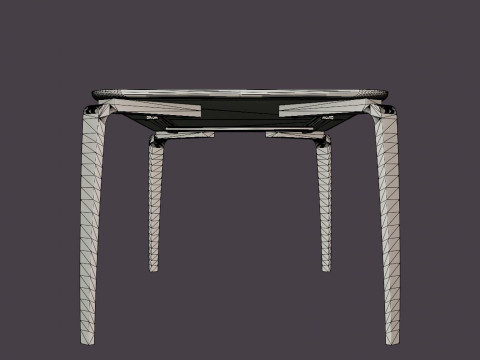 North dining table light oak 3D Модель