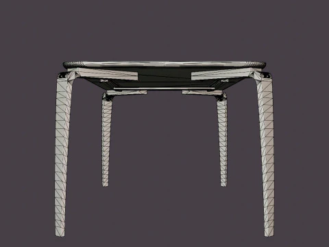 North dining table light oak 3D Model