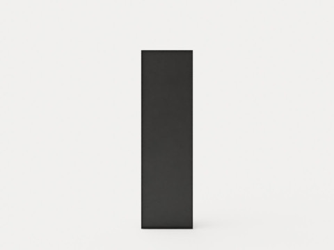 Blade wall lamp - matt opal and glass Model 3D