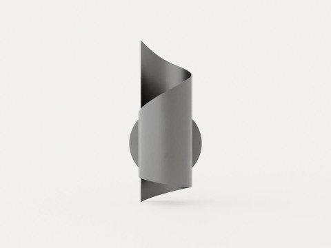 Evie wall lamp - Bronze Modello 3D
