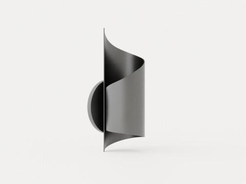 Evie wall lamp - Bronze 3D-Modell