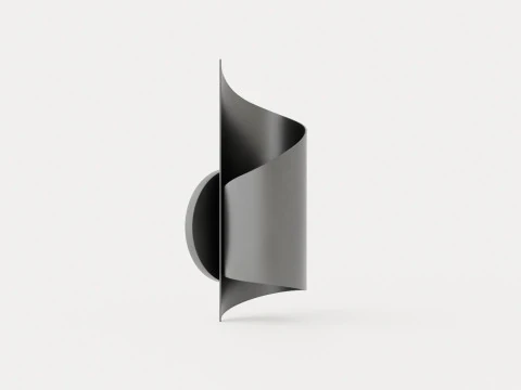 Evie wall lamp - Bronze 3D Model