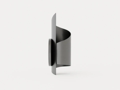 Evie wall lamp - Bronze 3D Model