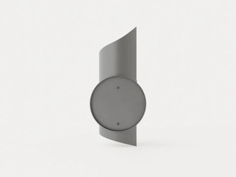 Evie wall lamp - Bronze 3D Model