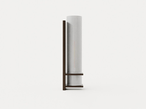 Sperry wall lamp - Bronze and clear glass Modelo 3D