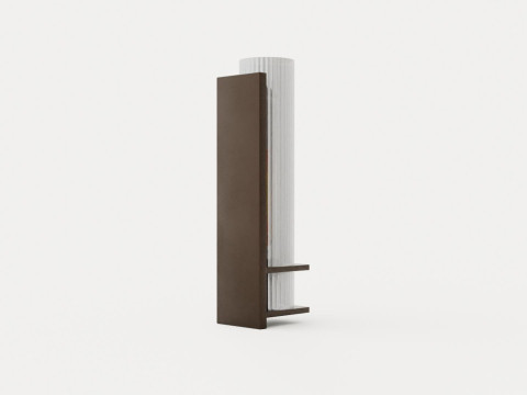 Sperry wall lamp - Bronze and clear glass Modelo 3D