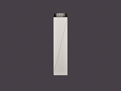 Sperry wall lamp - Bronze and clear glass Modelo 3D