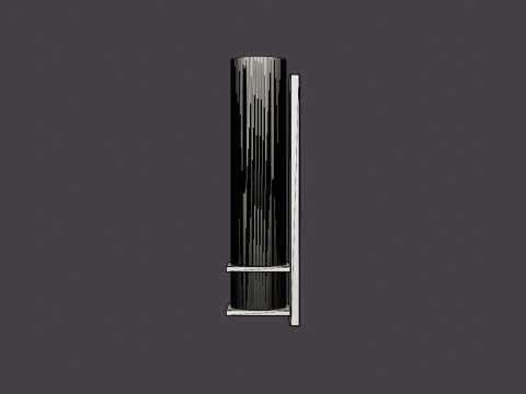Sperry wall lamp - Bronze and clear glass 3D Model