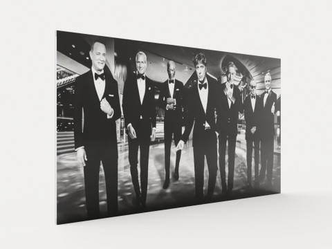Photo art Big Shots Hollywood 200x100 3D 모델