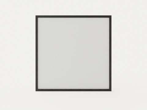 Framed Picture - Neutral Geometrics II - 100 x 100 3Dモデル