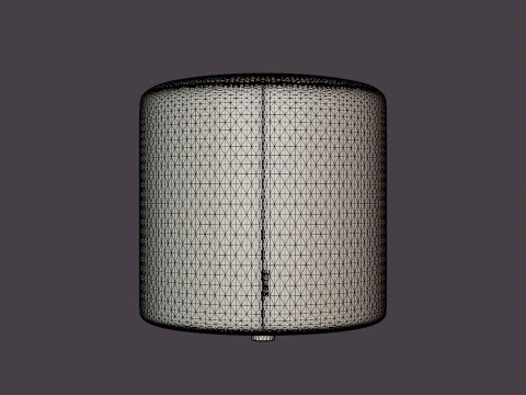 Edison pouf 3D 모델