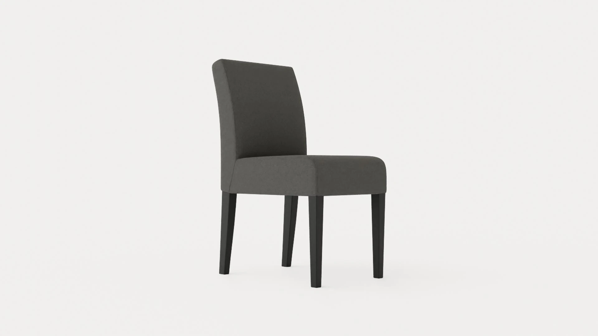 Como dining chair warmrests black 3D Model .c4d .max .obj .3ds .fbx .stl .blend