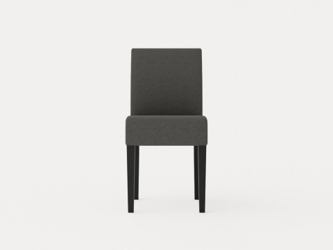 Como dining chair warmrests black Modello 3D