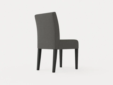 Como dining chair warmrests black 3D Model