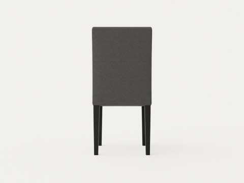 Como dining chair warmrests black Modello 3D
