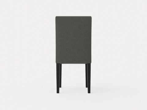 Como dining chair warmrests black 3D Model
