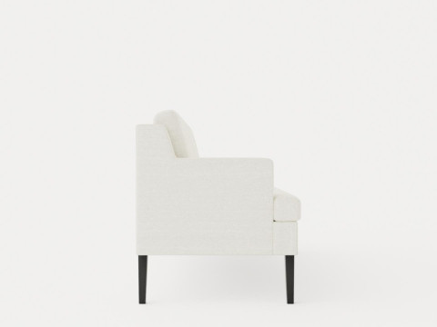 Madison dining sofa black Modello 3D