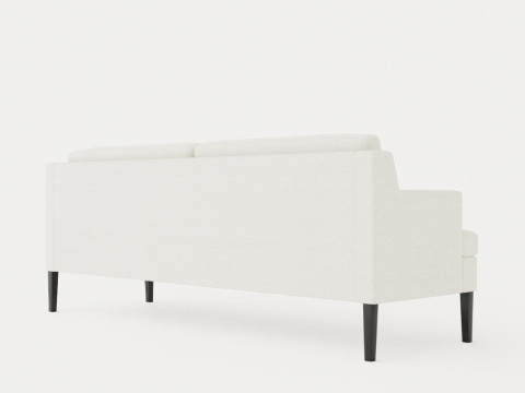 Madison dining sofa black Modello 3D