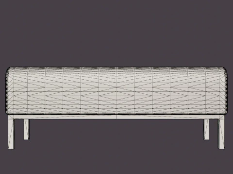 Tribeca Bench 3D Model