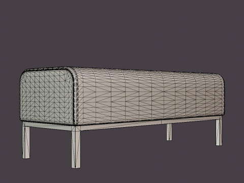 Tribeca Bench Modèle 3D
