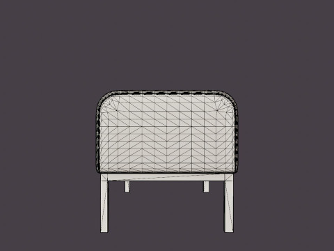Tribeca Bench Modèle 3D