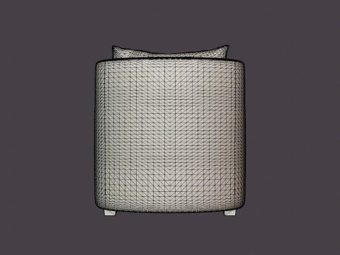 Poltroncina Lenox Modello 3D