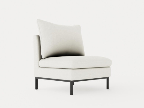 Tribeca armchair 3D Model