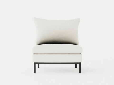Tribeca armchair 3D Model