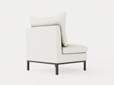 Tribeca armchair 3D Model