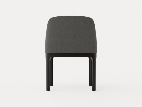 Broadway dining chair with armrests black 3Dモデル
