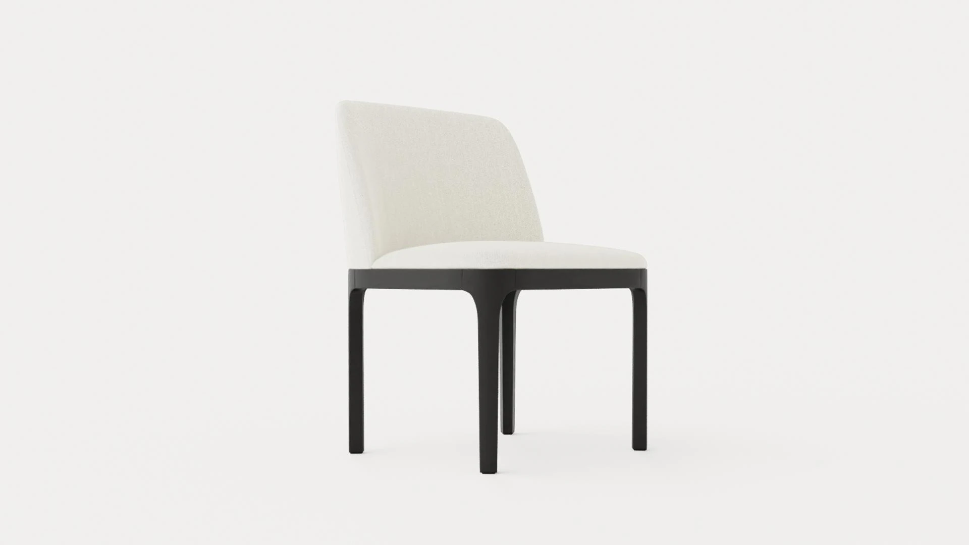 Broadway dining chair with armrests black 3D Model .c4d .max .obj .3ds .fbx .stl .blend 