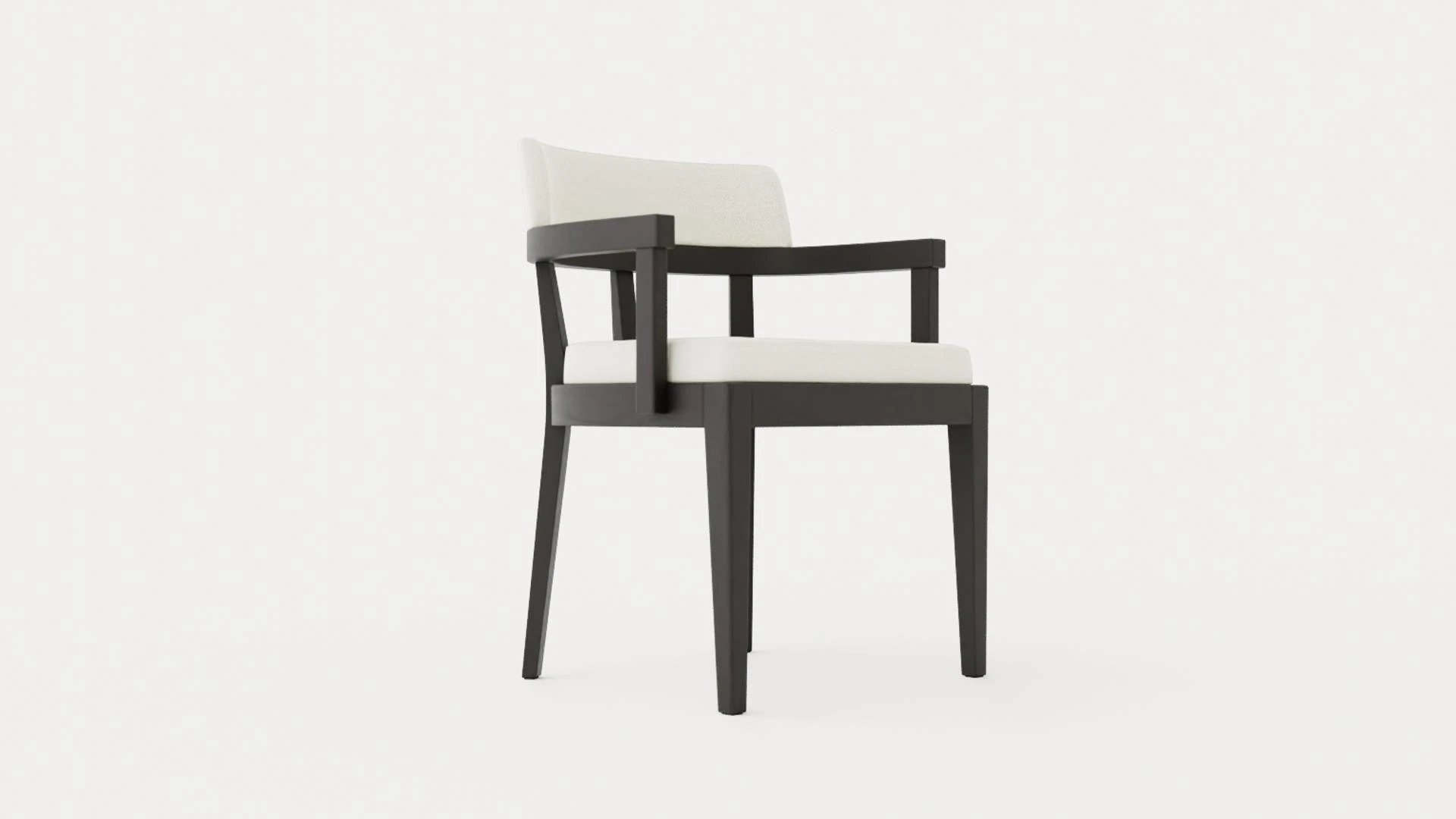 North dining chair black ash 3D Model .c4d .max .obj .3ds .fbx .stl .blend