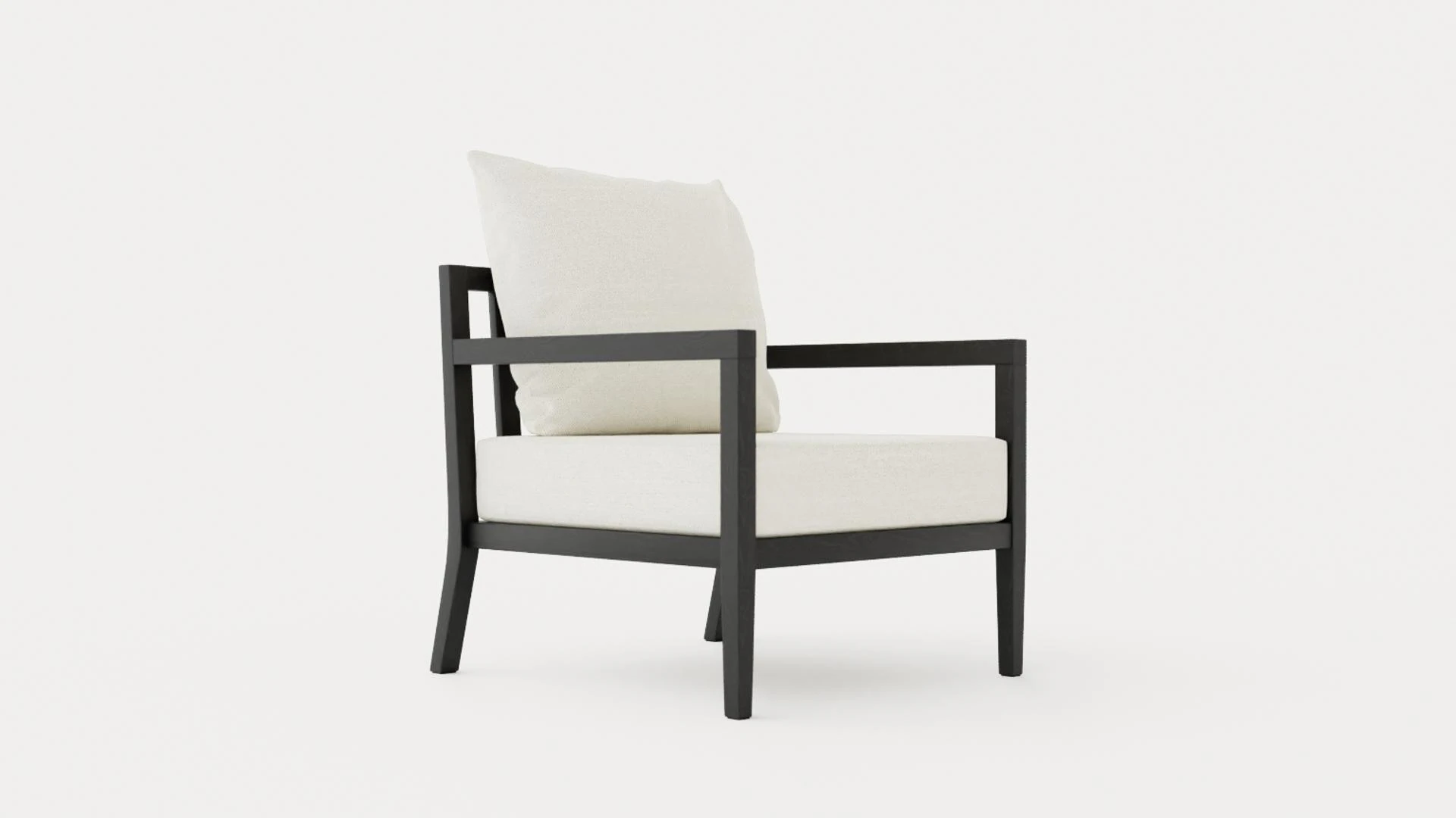 Poltrona Haugastol cinza preto Modelo 3D .c4d .max .obj .3ds .fbx .stl .blend 