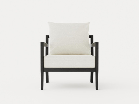 Haugastol armchair black ash Modello 3D