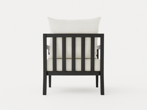 Haugastol armchair black ash Modello 3D
