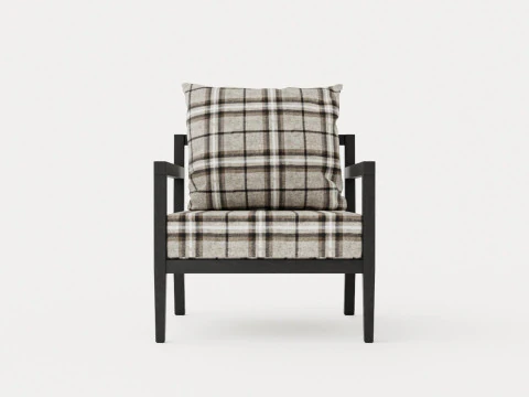 Крісло Haugastol чорний ясен 3D Модель