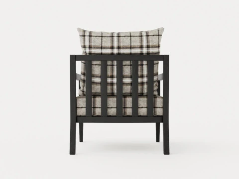 Крісло Haugastol чорний ясен 3D Модель