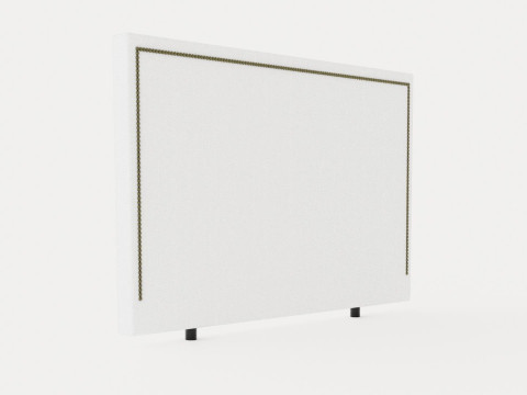 St Clair headboard - Brass rivets 3D Model