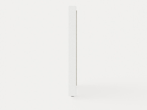 St Clair headboard - Brass rivets 3D Model