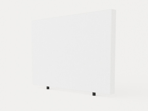 St Clair headboard - Brass rivets 3D Model
