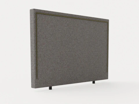 St Clair headboard - Brass rivets 3D Model